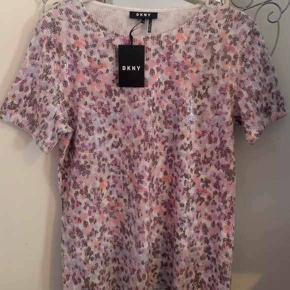 ☀️NWT DKNY SEQUIN TOP - Picture 4 of 10